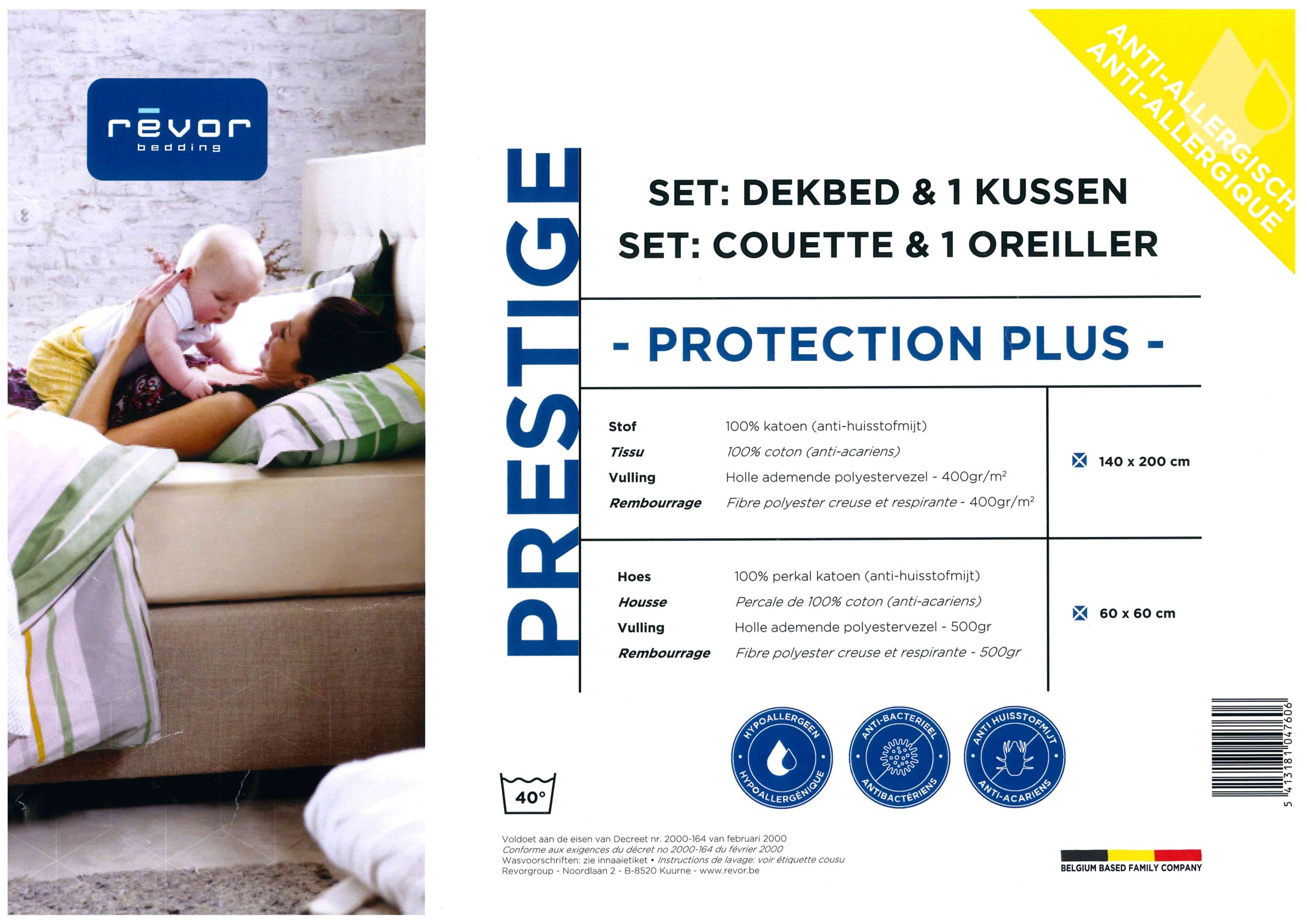 Dekbed + 1 kussen protection plus