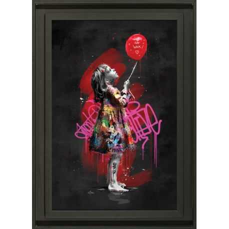 Schilderij Meisje met rode ballon