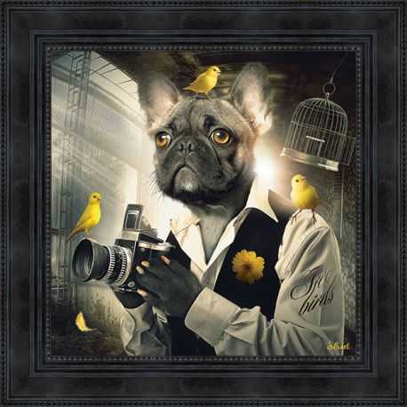 Schilderij Hond Fotograaf